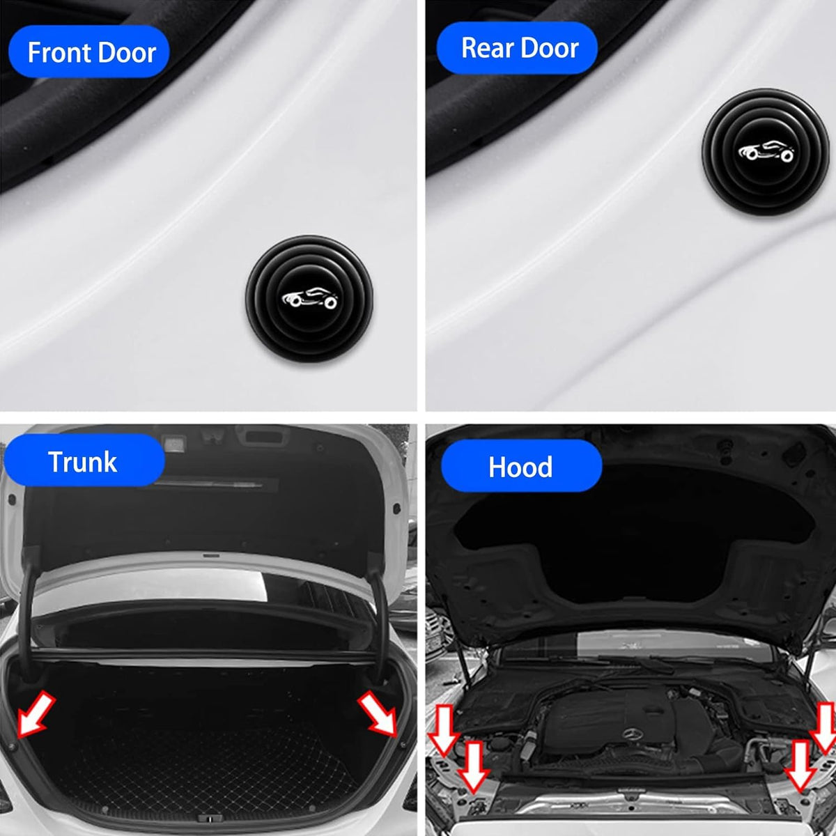 Car Door Protector – Anti-Collision Shock Absorber (10 Pcs) – view 8