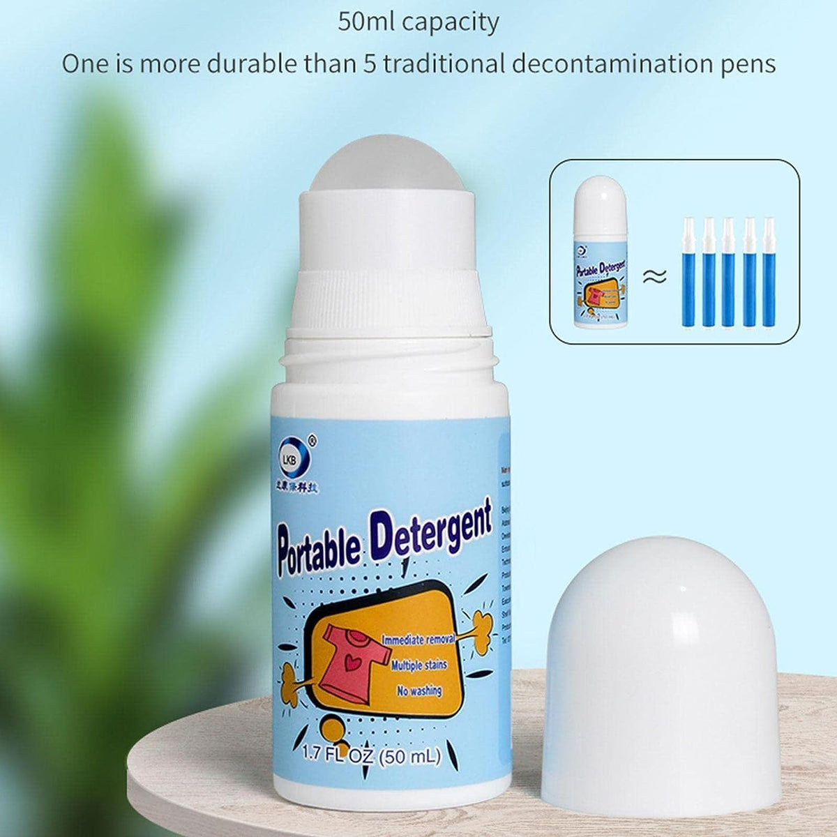 Clothes Stain Remover Roller – Travel-Friendly 50ml – alternate view