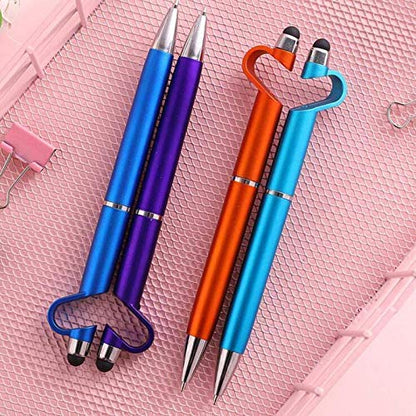 3-in-1 Stylus Pen – Mobile Stand, Ink Pen & Touchscreen – close-up
