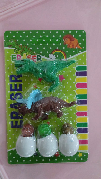 Dinosaur Puzzle Erasers – 5-Pc Kids Fun Stationery set – view 8