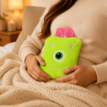 Hot Water Bag – Monster Print for Pain Relief & Warmth