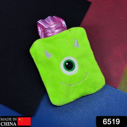 Hot Water Bag – Monster Print for Pain Relief & Warmth – side view