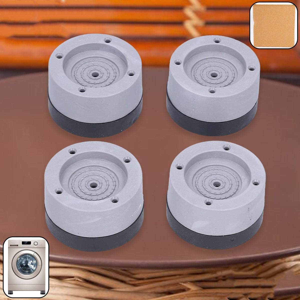 Washing Machine Support Pad – Adjustable Anti-Vibration set