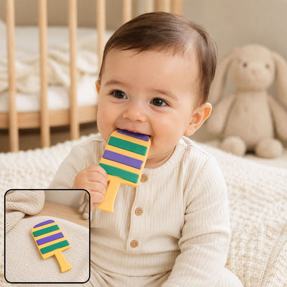 Silicone Baby Teether – Soft, BPA-Free Candy Shape
