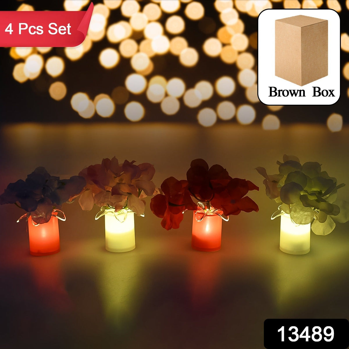 LED Mood Lights – Aesthetic Bedroom Decor set (4 Pcs) – side view