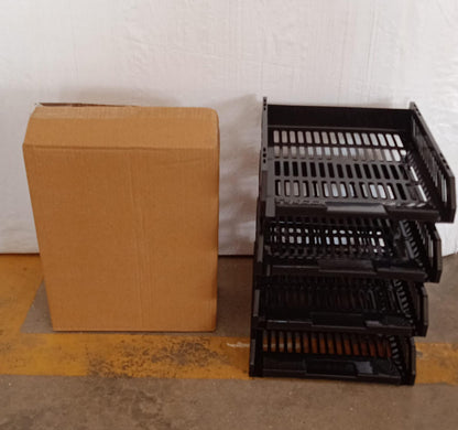 Office File Rack – 4-Layer Desktop Storage with Drawers – view 11