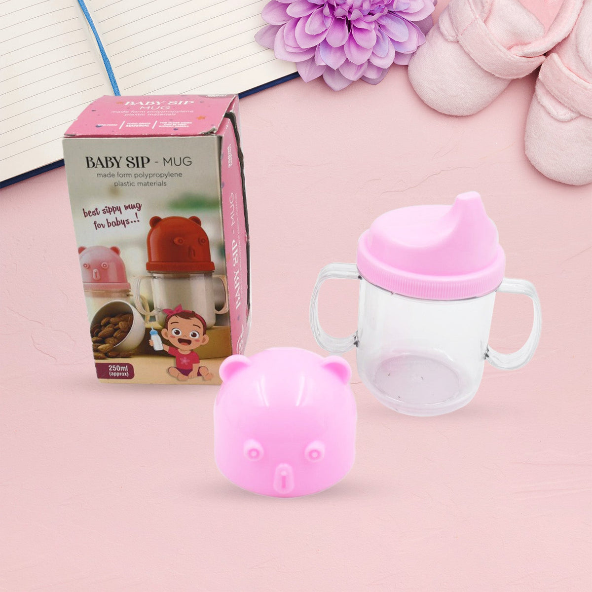 Baby Milk Sippy Mug – Leakproof 250ml Nursing Cup – view 9