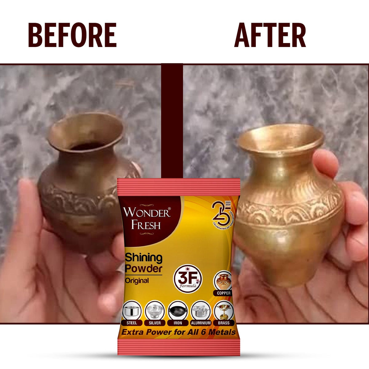 Metal Polishing Powder – Multi-Metal Cleaner & Shine – view 6