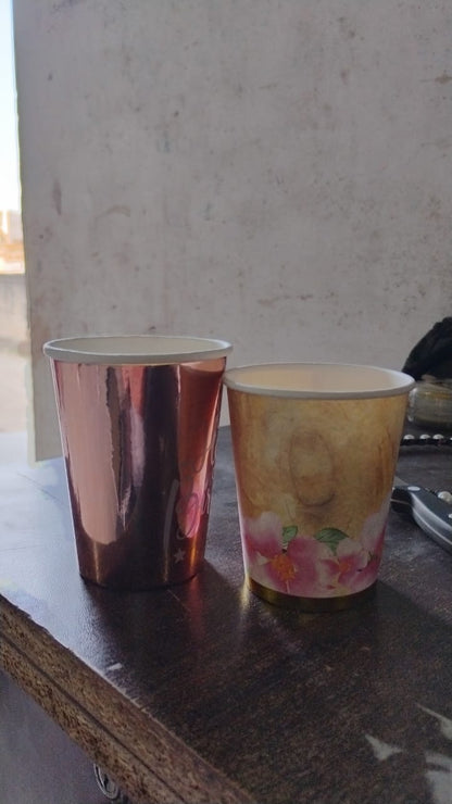 Disposable Paper Cups – Mixed Design 24 pcs – view 7