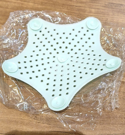 Silicone Star Shaped Sink Strainer – Mint Green Hair Catcher – view 8
