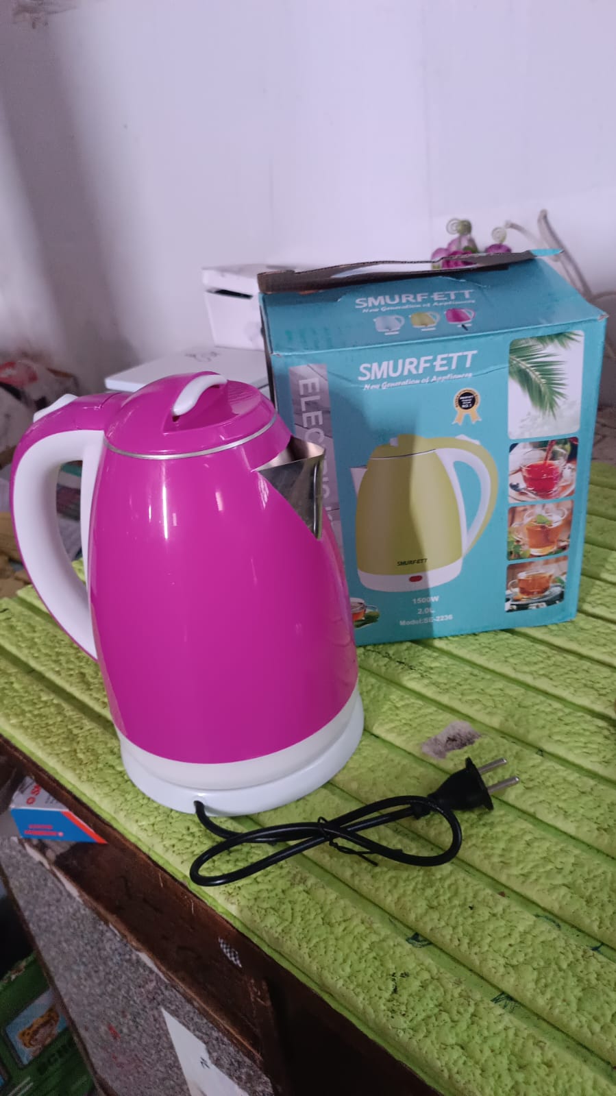 Electric Kettle 1500W – 2L Stainless Steel Auto Off – view 7