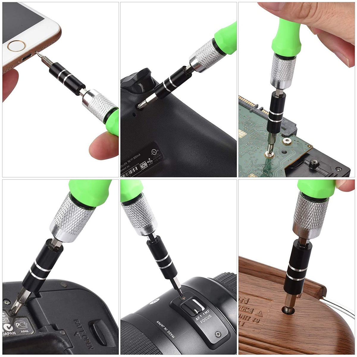 Mini Precision Screwdriver set – 32-in-1 Magnetic – side view