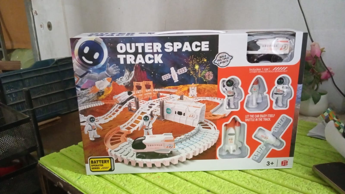 Space Race Track set – Kids Cosmic Adventure Toy – view 7