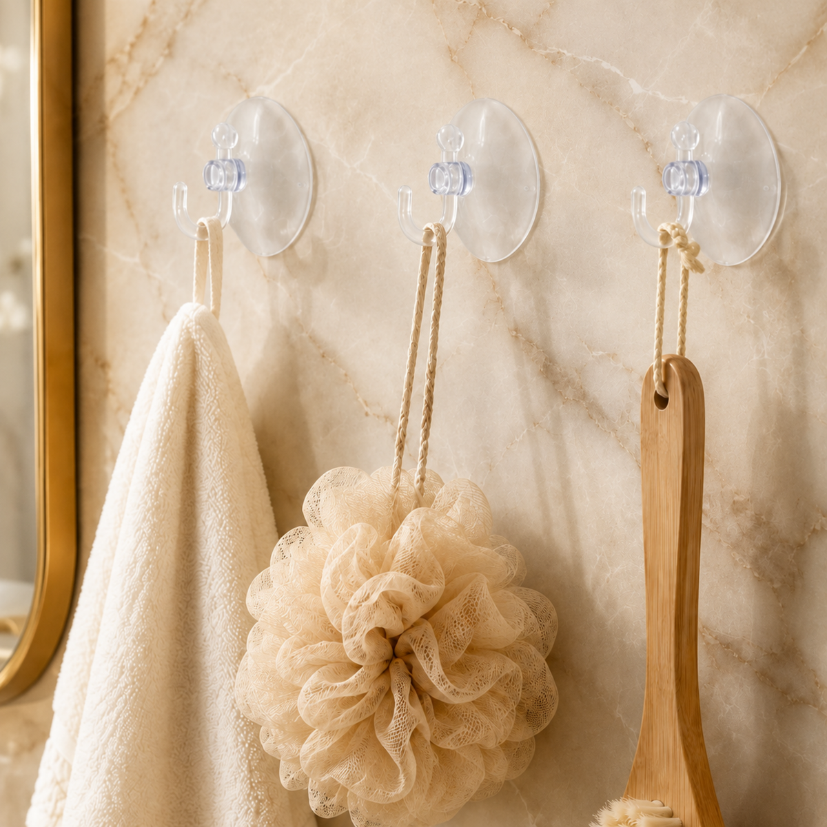 Transparent Suction Cup Hooks Drill Free Wall Hook