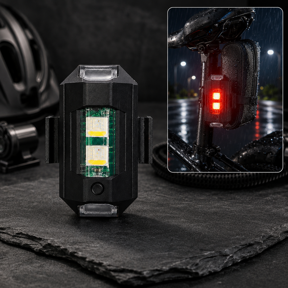 LED Strobe Light – USB Rechargeable & Waterproof