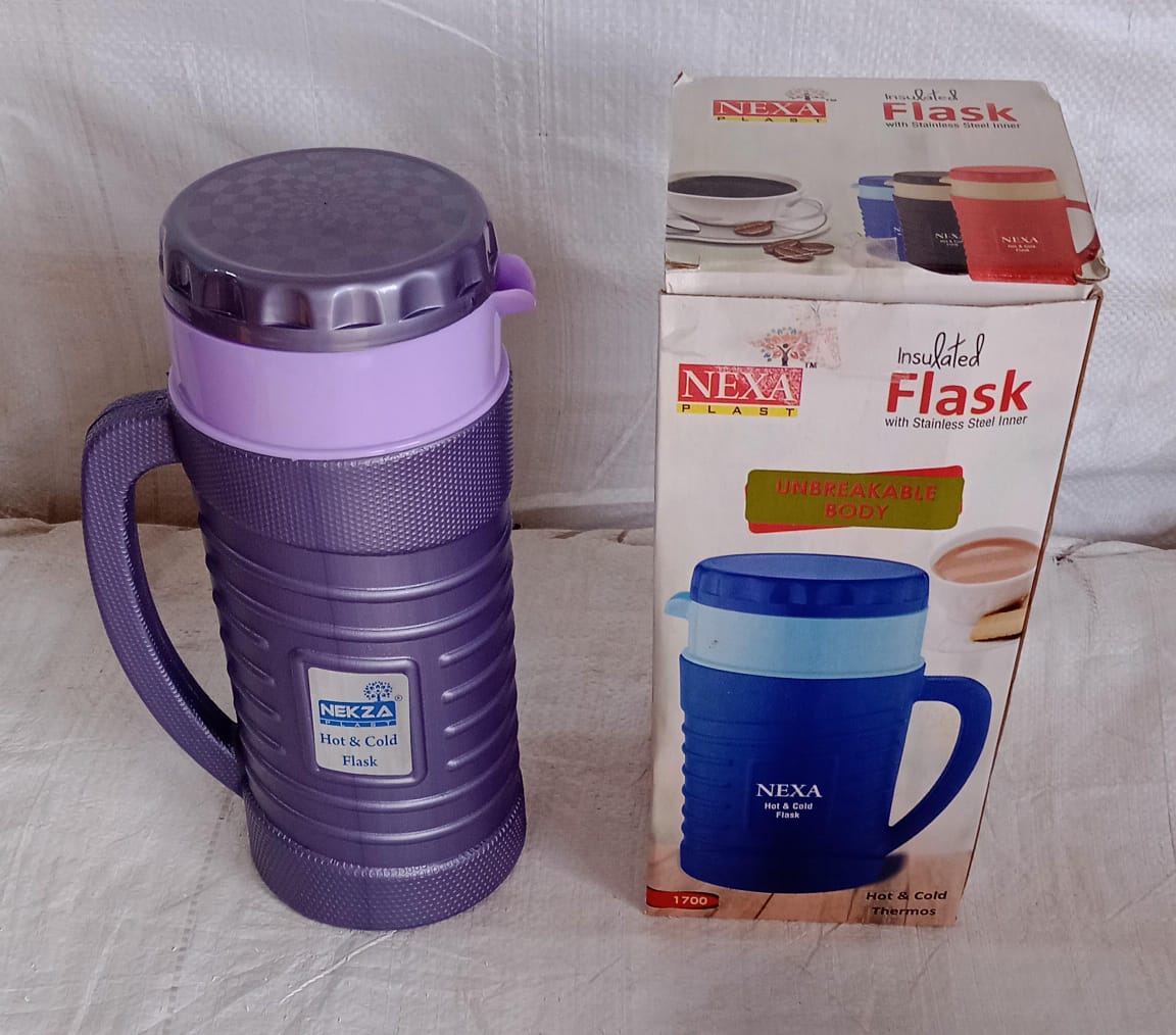 Insulated Flask – Stainless Steel Hot & Cold Travel Mug – view 9
