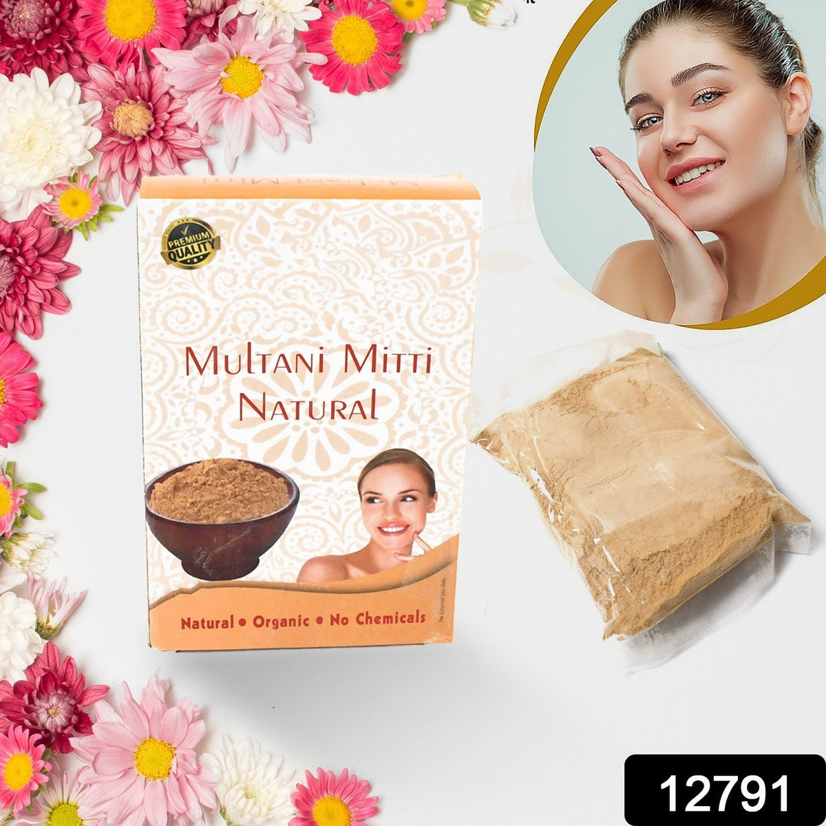 Multani Mitti Face Pack – Tan Removal & Glowing Skin – side view