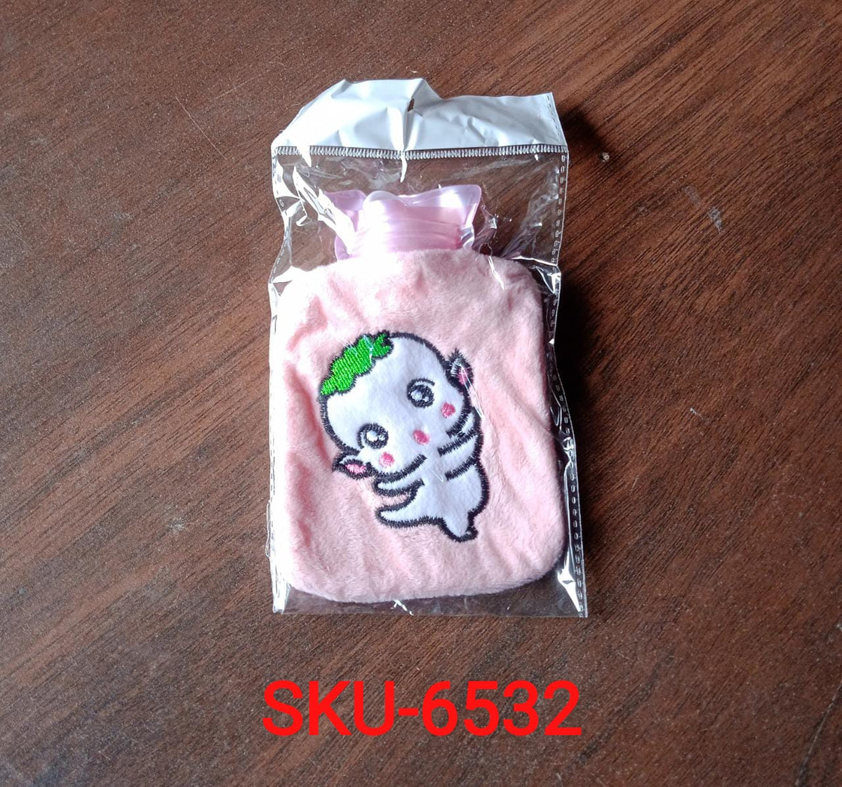 Pink Hot Water Bag – Soft Cover for Pain Relief – view 8