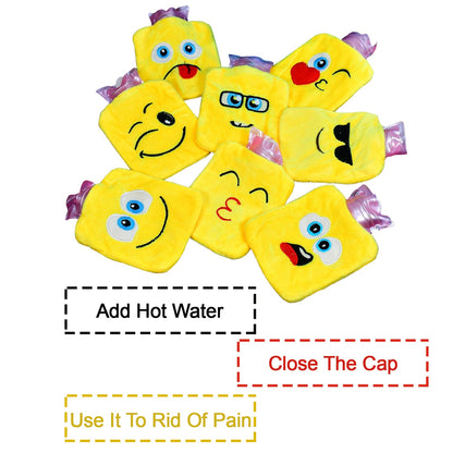 Mini Hot Water Bag – Emoji Relief for Pain & Cramps – close-up