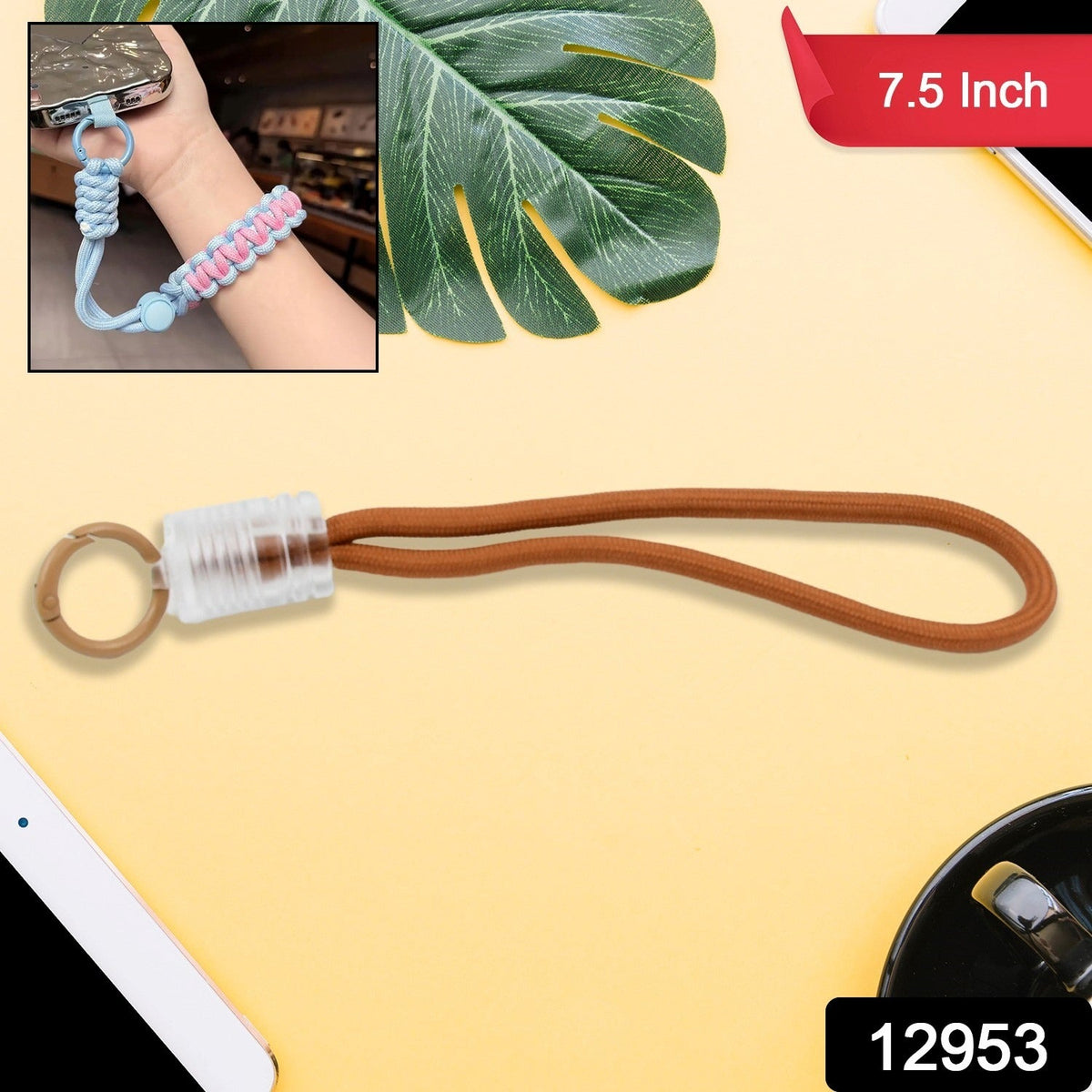 Mobile Phone Lanyard – Secure Wrist Strap & Key Holder – side view