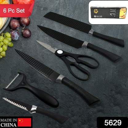 Kitchen Knife set – 6-Pc Professional Steel – side view
