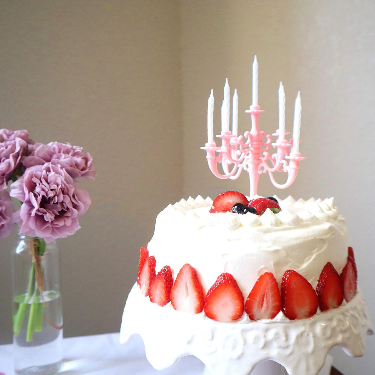 Luxury Birthday Candles – Elegant Cake Topper set