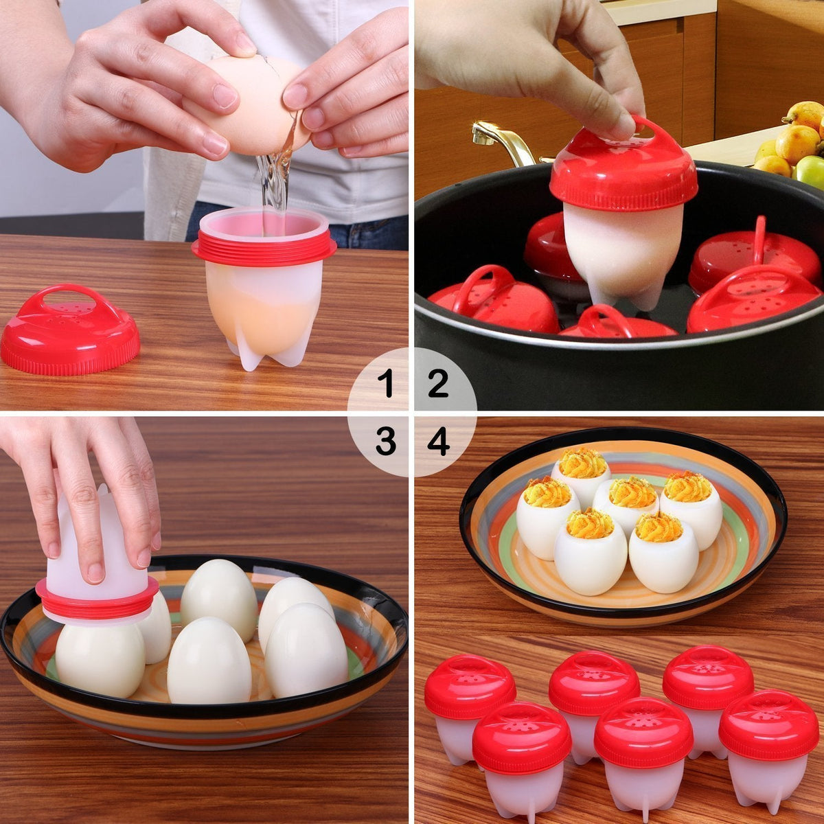 Nonstick Egg Boiler Cooker – Perfect Shell-Free Eggs – view 8