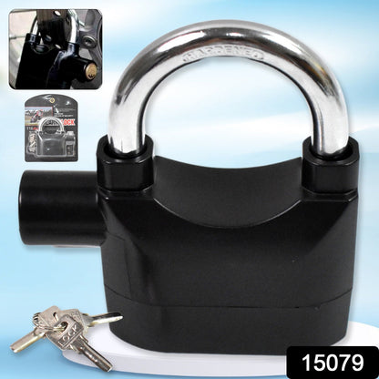 Siren Alarm Lock – Waterproof Anti-Theft Padlock – side view