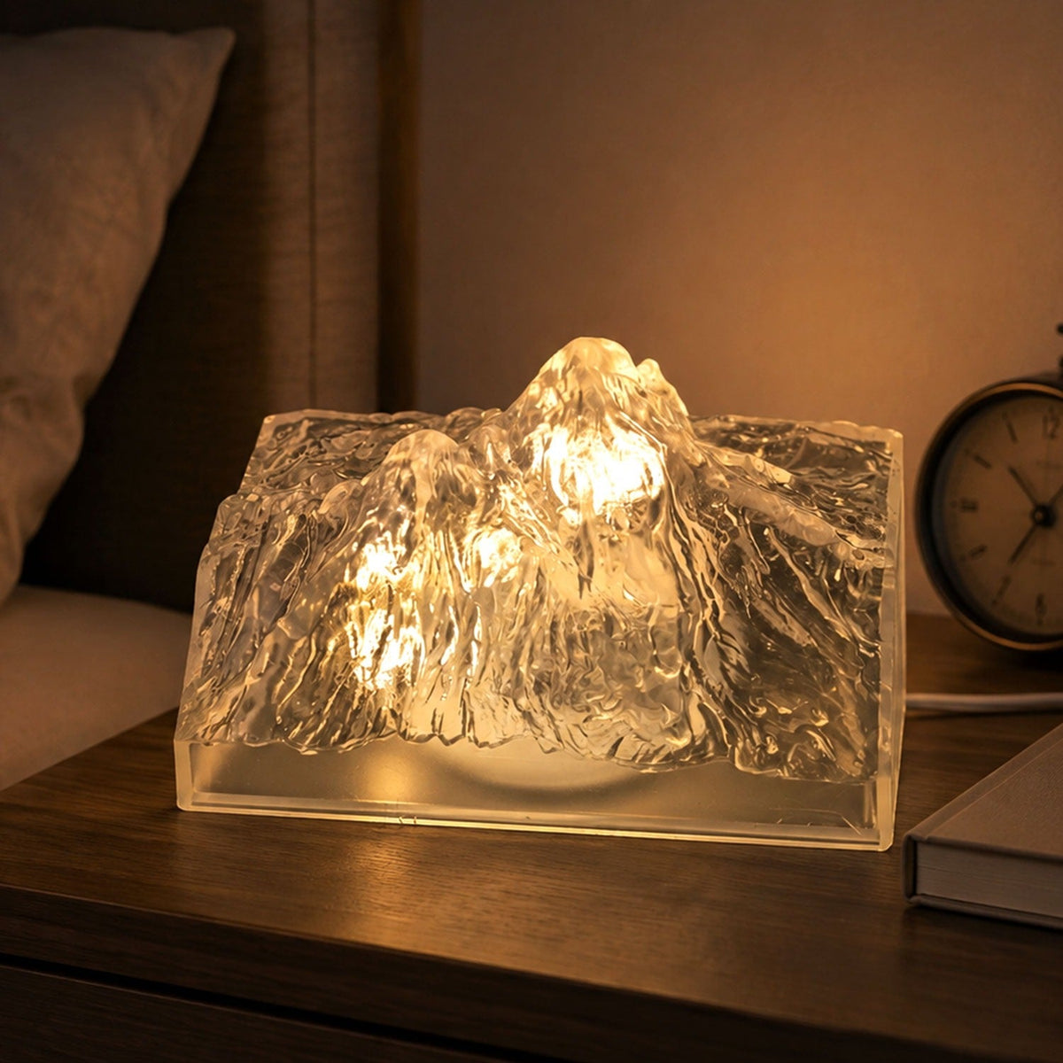 Iceberg Night Light – Flameless LED Decor for Home