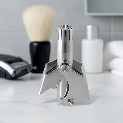 Nose Hair Remover – Painless Stainless Steel with Metal Case