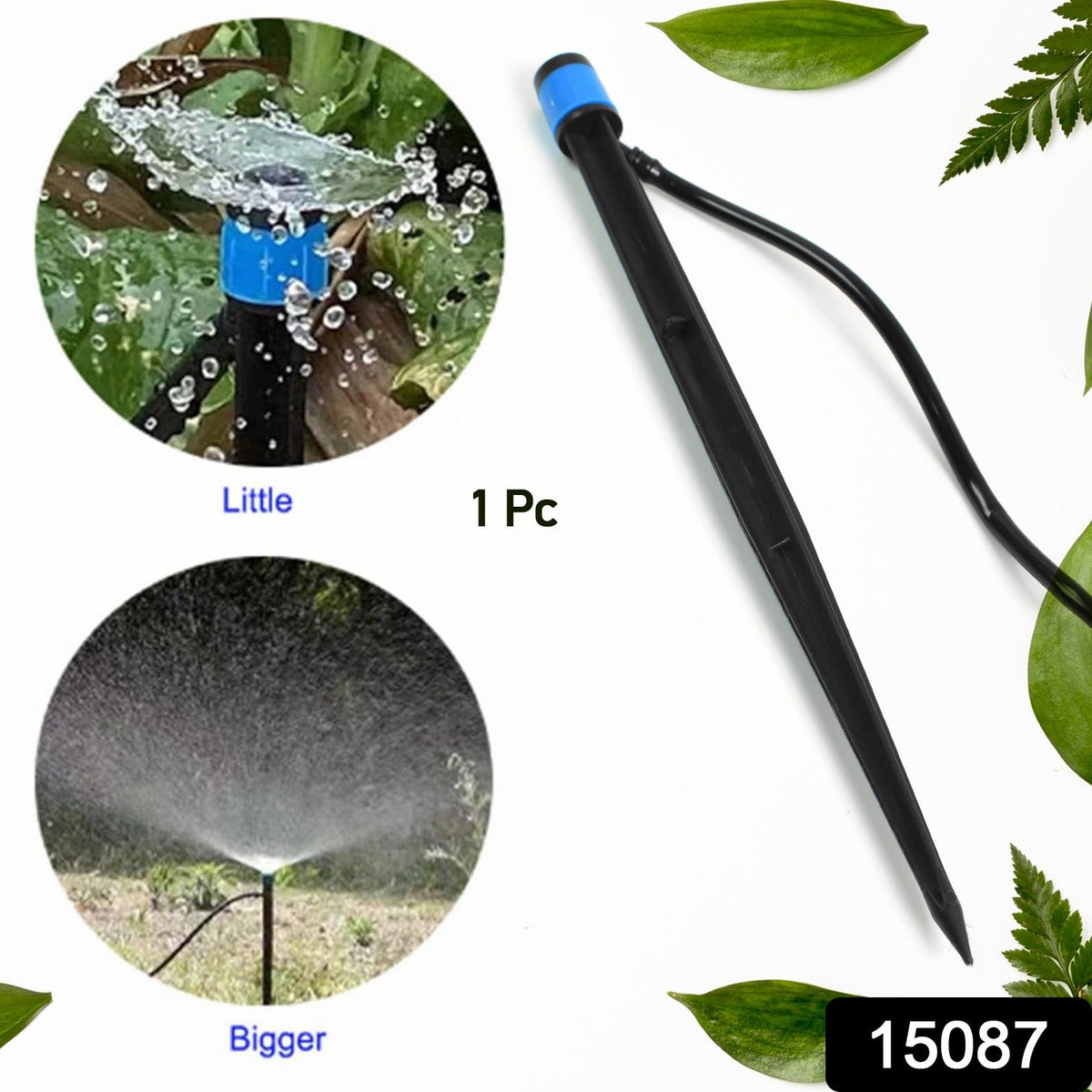 Garden Water Dripper – 360° Adjustable Flow – side view