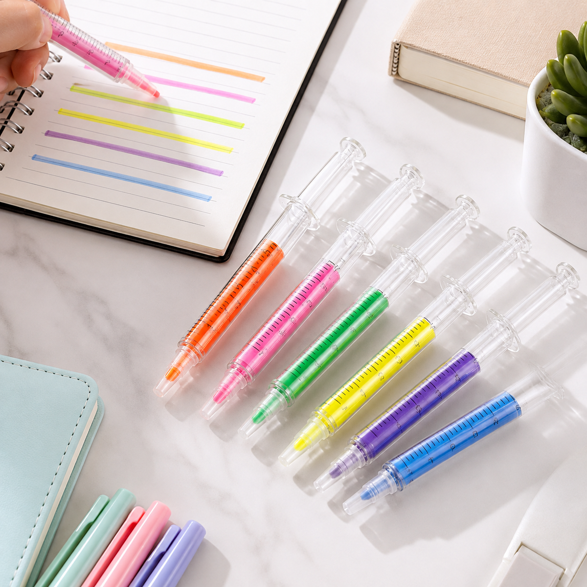 Fluorescent Highlighter Pen – Vibrant Marker