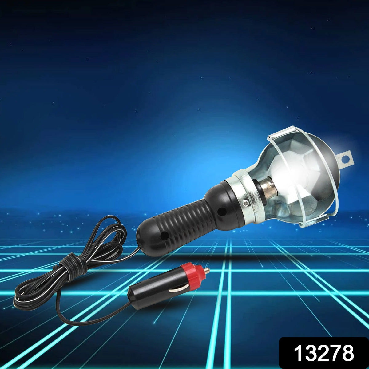 Portable Work Lamp – Handheld LED Light for Repairs – side view