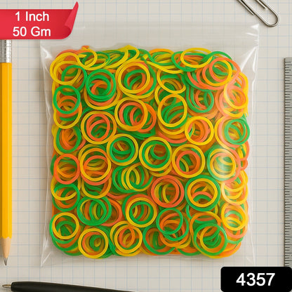 Elastic Rubber Bands – Multicolor, Durable for Office & Home – close-up