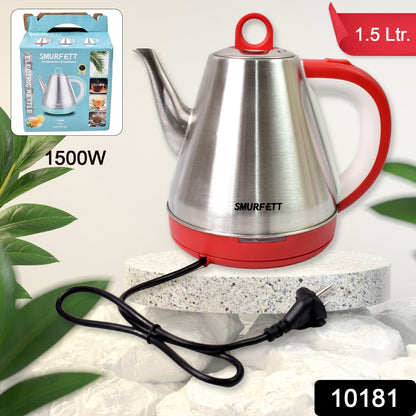 Electric Kettle 1.5 Litre – Stainless Steel, 1500W – side view