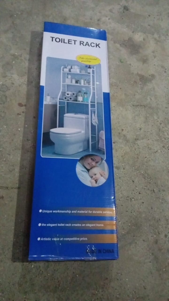 Over Toilet Storage Rack – Space-Saving Metal Shelf – view 8