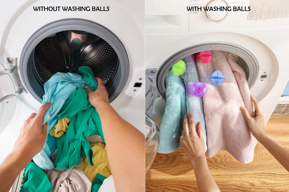 Detergent-Free Laundry Balls – 4 pcs for Eco-Friendly Wash – view 8