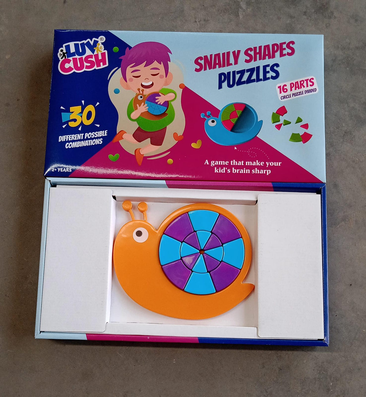 Snail Puzzle for Kids – STEM Learning Toy for Ages 3-6 – view 7