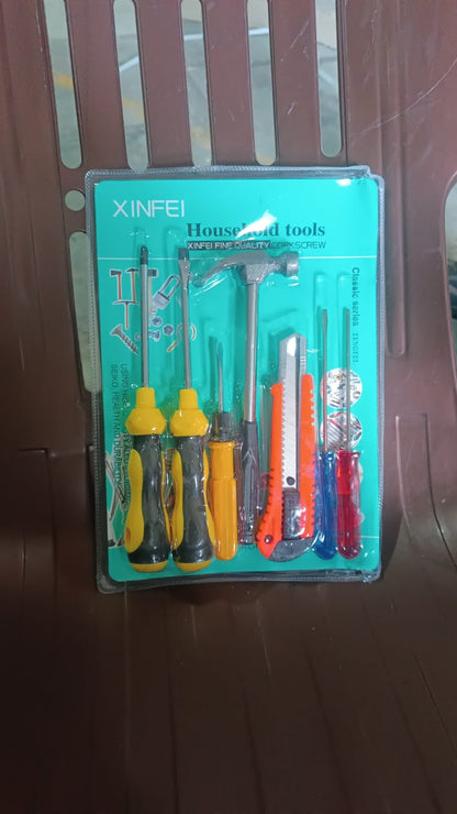 Hand Tool Kit with Magnetic Wristband – 7-Piece Durable set – view 8