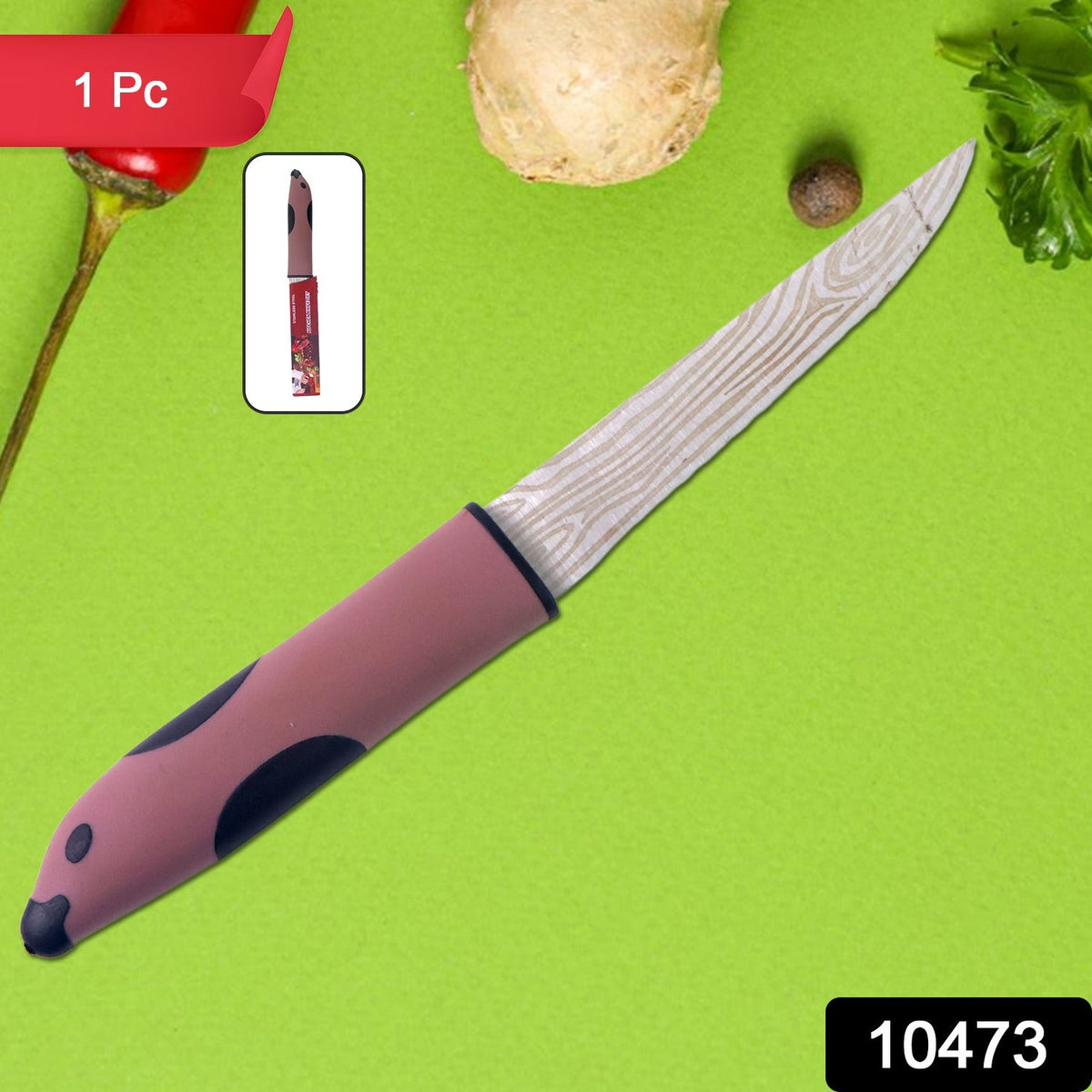 Kitchen Cutting Knife – Sharp Stainless Steel – side view