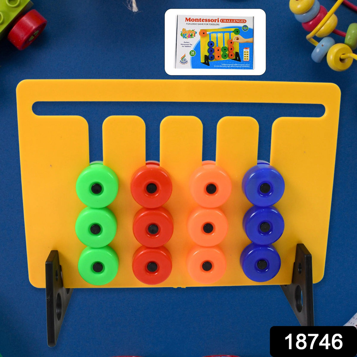 Montessori Slide Puzzle – Brain-Boosting Fun for Kids – side view