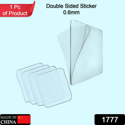Double-Sided Tape – Clear, Waterproof & Reusable – side view