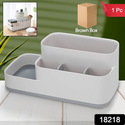 Bathroom Desk Organizer – 5-Compartment Multipurpose Storage – side view