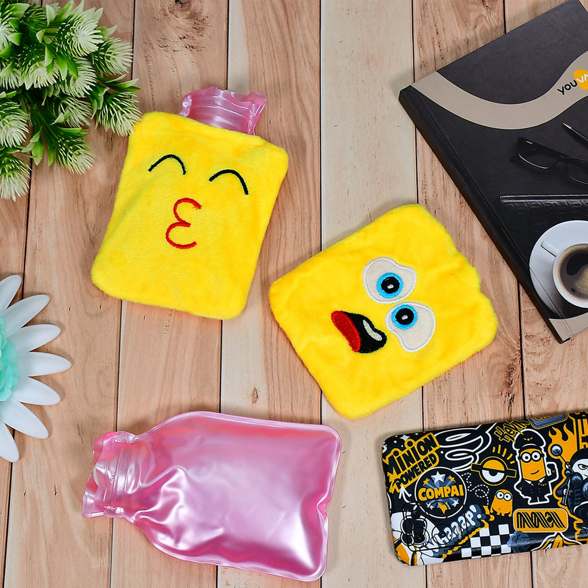 Mini Hot Water Bag – Emoji Design for Pain Relief – view 8