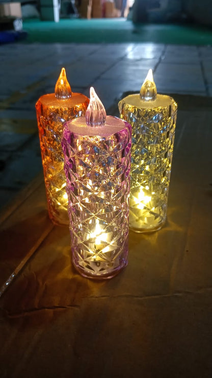 Crystal Candlelight – Multicolor Decorative Candle – view 8
