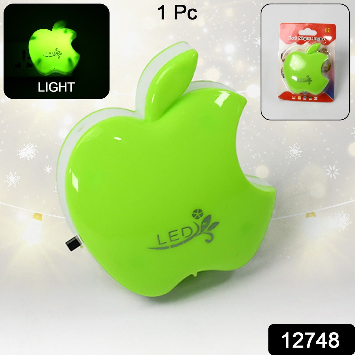 3D Illusion Night Light – Energy-Saving LED Lamp – side view
