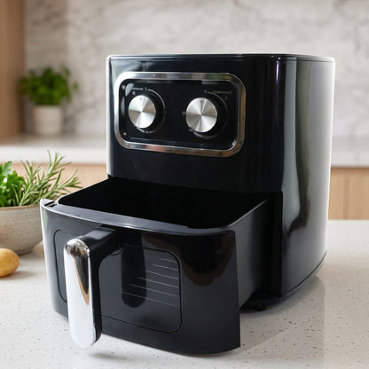 Countertop 15 litre air fryer with rotisserie and multi function cooking