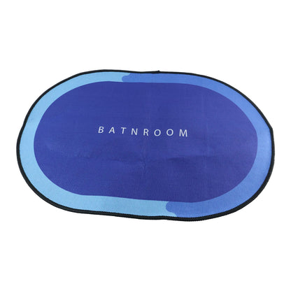 Quick drying bath mat with anti skid grip for safety