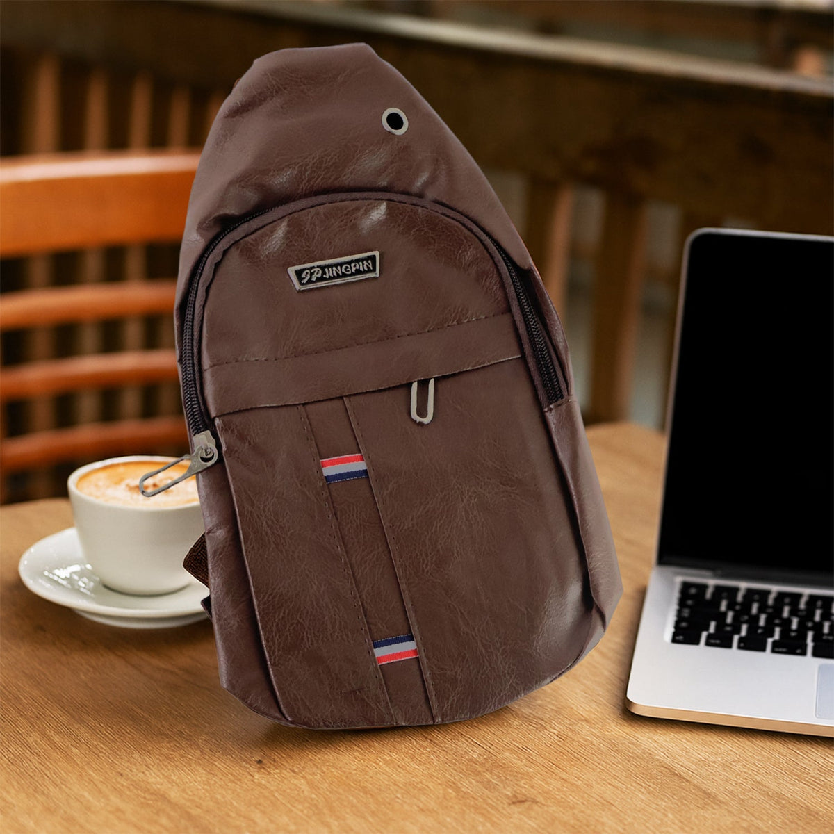 Waterproof Waist Bag Anti-Theft Crossbody with USB Port – view 6