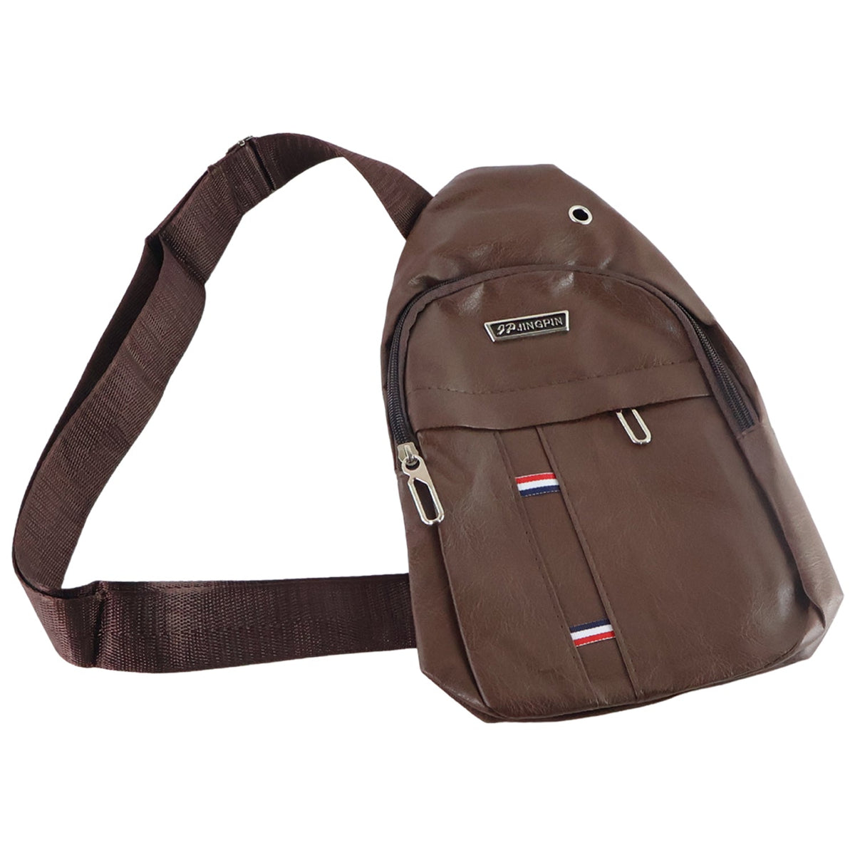 Waterproof Waist Bag Anti-Theft Crossbody with USB Port – close-up